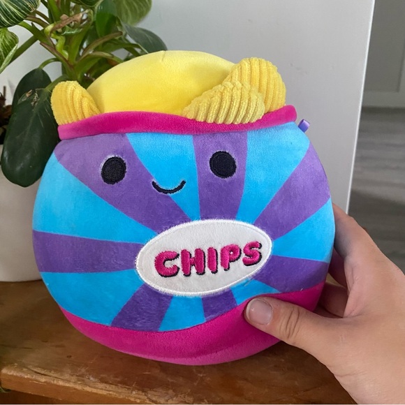 Squishmallows Other - Squishmallows Patricia The Potato Chips Neon Foods Squad Plush